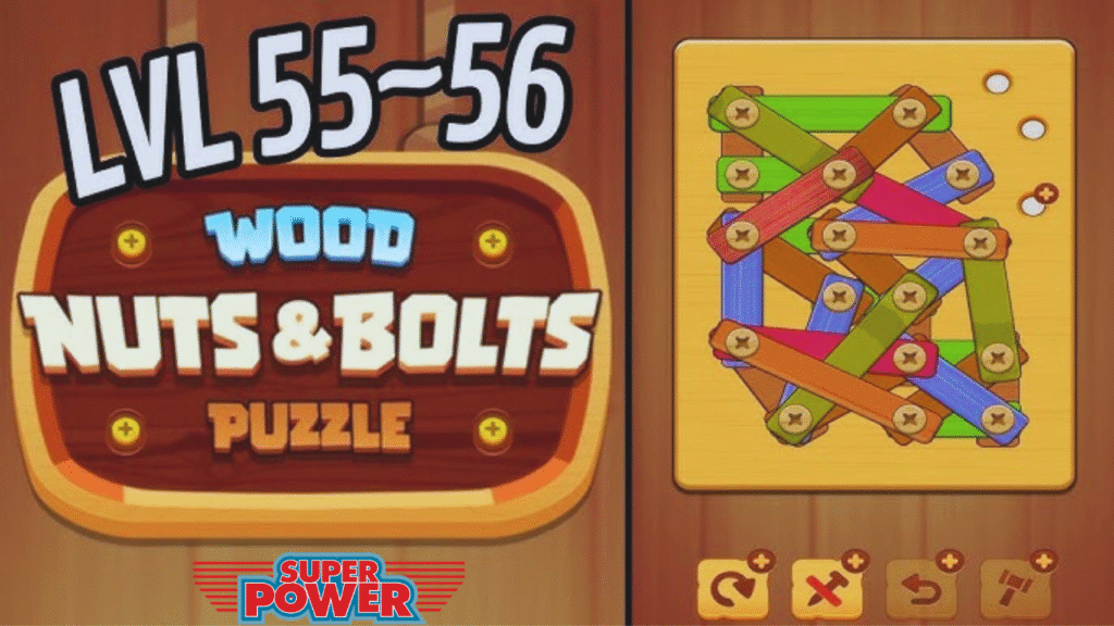Wood Nuts & Bolts Puzzle Mod APK